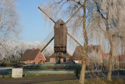 Holländische Bockwindmühle in Papenburg