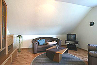 fewo jümme Bild des Wohnzimmers der Ferienwohnung 'Jümme'