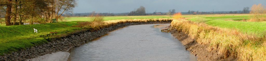 Kanal bei Papenburg.