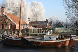 Van Velen Anlage Papenburg bei Frost